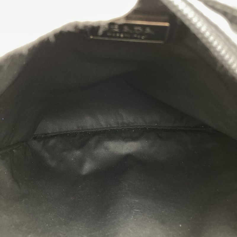 Prada Shoulder Bag Nylon Black Nylon Women Men