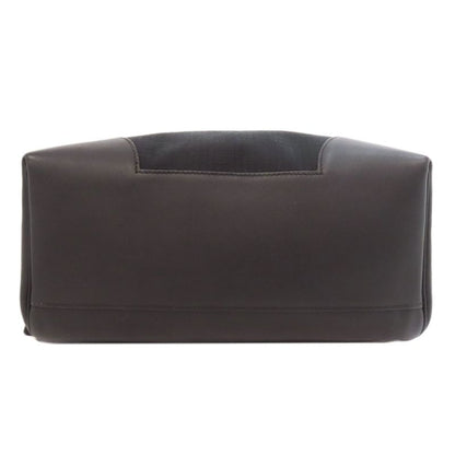 Hermes Allback Silver Hardware Backpack Daypack Canvas Calf Women