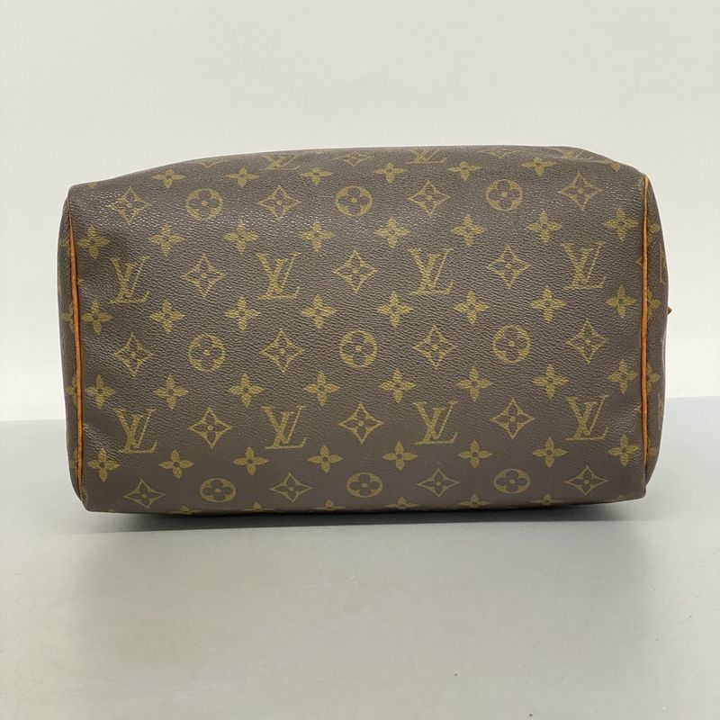 Louis Vuitton Handbag Monogram Speedy 30 M41108 Brown Ladies