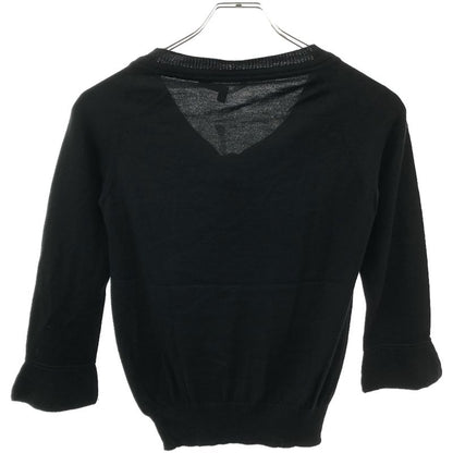 Gucci Cashmere Ribbon Knit Cardigan 214410 X4120 Black XS