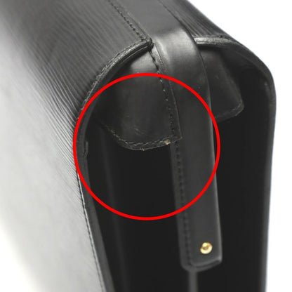 Louis Vuitton M54352 Epi Briefcase Fermoir Business Bag Louis Vuitton Black