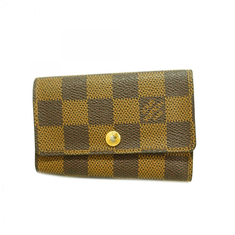 Louis Vuitton Key Case Damier Multicles 6 N62630 Ebène Men Women Unisex