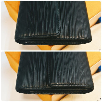 Louis Vuitton Porte Tresor International Trifold Epi Leather Wallet