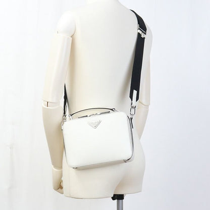 Prada Saffiano Leather Bag Brick Pr89904 Handbag Leather Saffiano Leather Bag