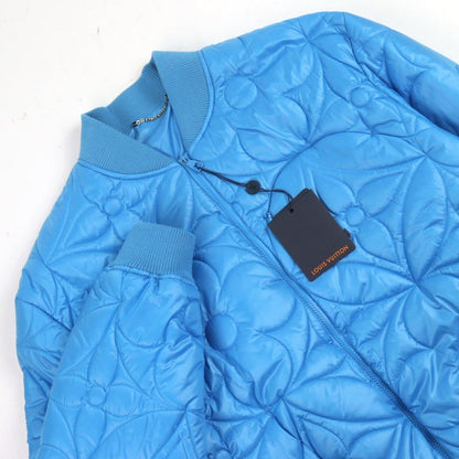 Louis Vuitton 22SS Hlb51e Monogram Quilted Blouson Jacket With Flower Logo