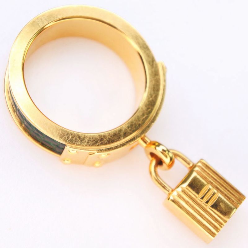 Hermes Kelly Cadenas Motif Women's Scarf Ring