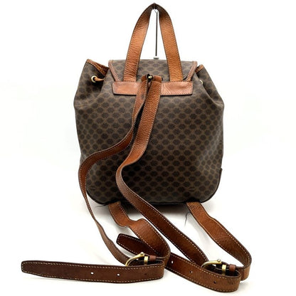 Celine MC96 Backpack Daypack Backpack PVC Leather Macadam Brown Color Casual
