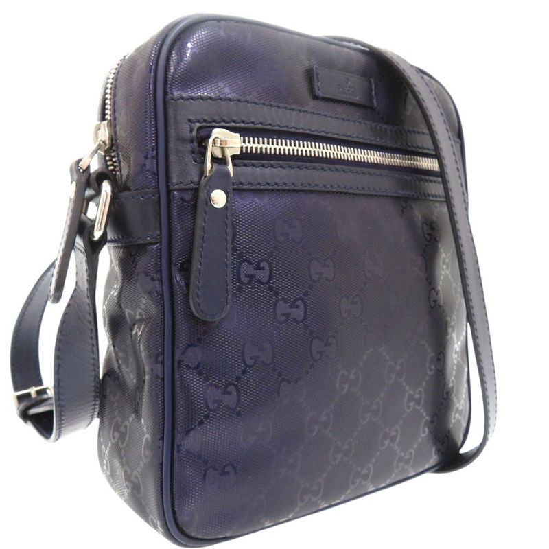 Gucci GG Imprime Shoulder Bag Crossbody 233268 497717 PVC Purple 0470 Gucci