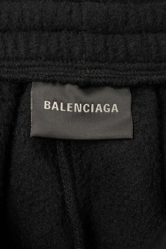 Balenciaga 23AW 744513 Tjq32 Dirty Finish Fleece Long Pants Men's M