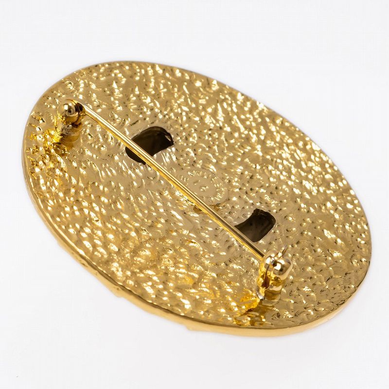 Celine Brooch Gold Dome Motif Arc De Triomphe Star