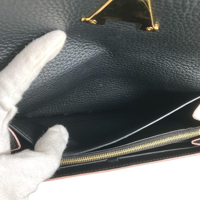 Louis Vuitton M67663 Taurillon Portefeuille Capucines Long Wallet Louis Vuitton