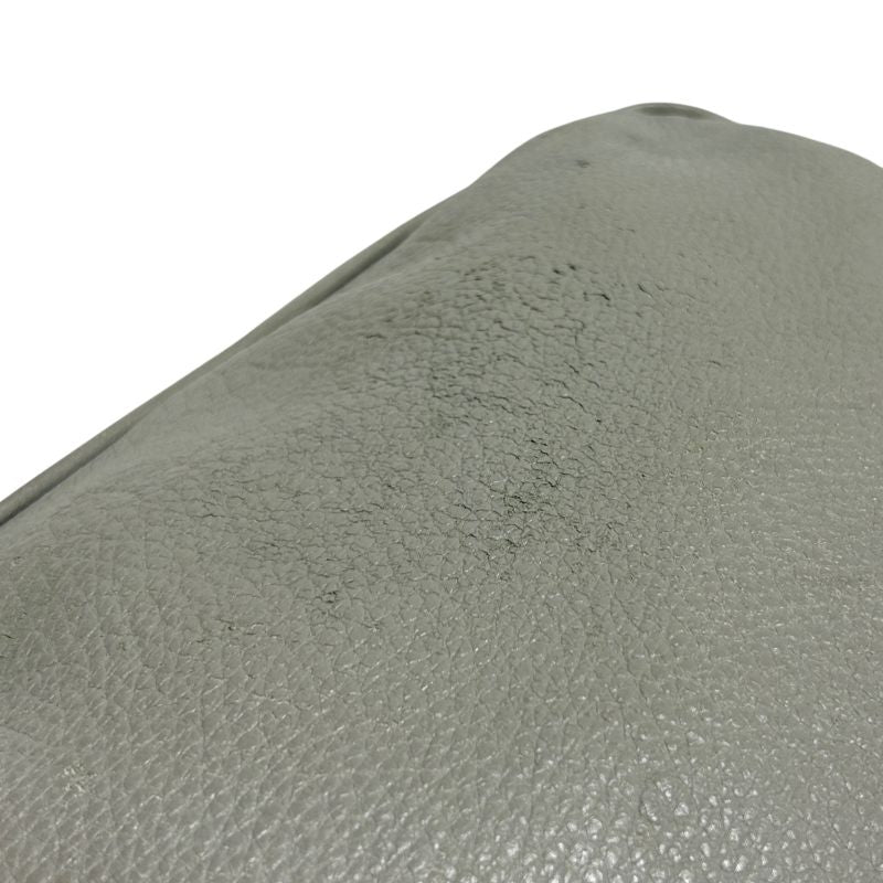 Bottega Veneta One Shoulder Bag Intrecciatoleather Light Gray Braided Soho Hobo