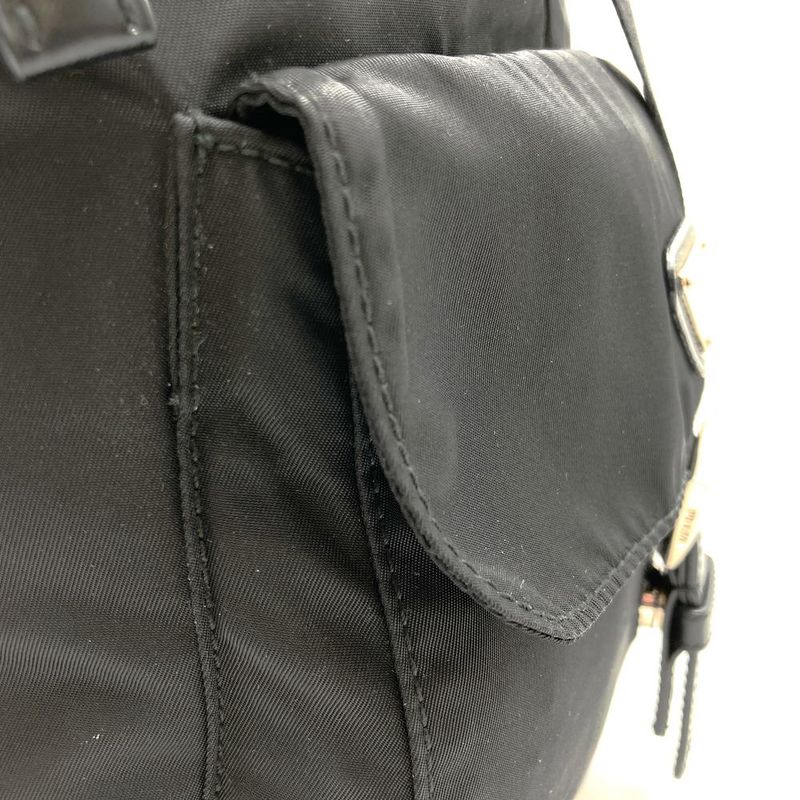 Prada Shoulder Bag Nylon Black Nylon Women Men