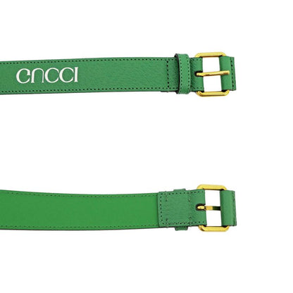 Gucci X Adidas Belt 702277 Green Gold Hardware Green 95cm (37.40in)