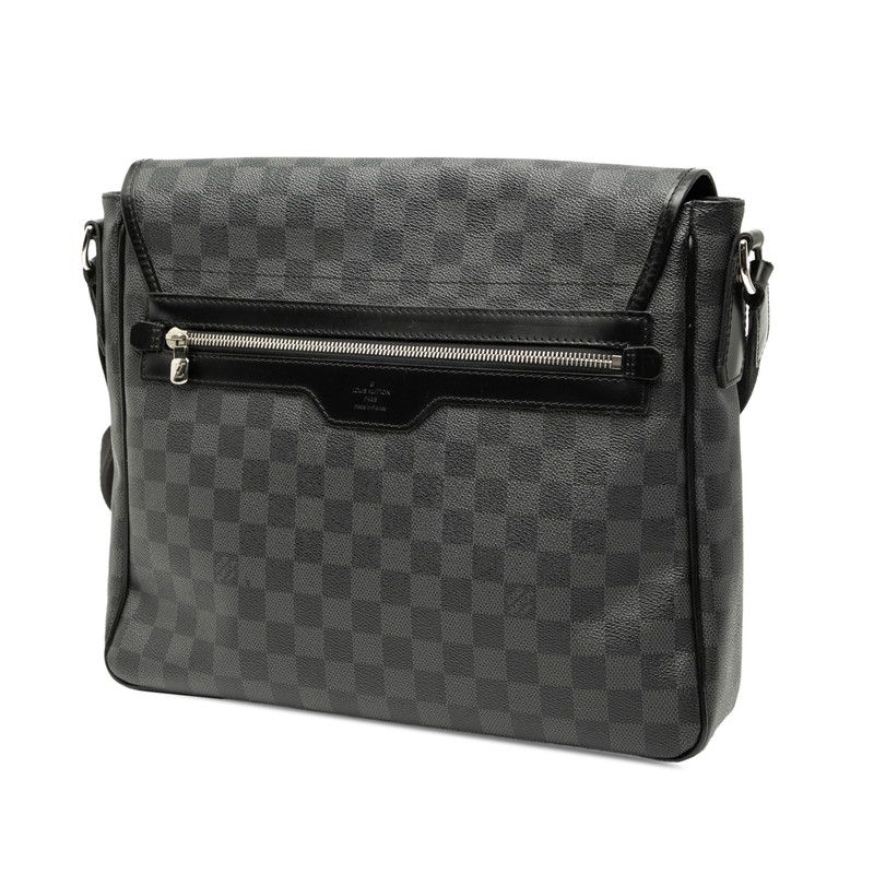 Louis Vuitton Damier Graphite Daniel MM Shoulder Bag Messenger Bag N58029 Black
