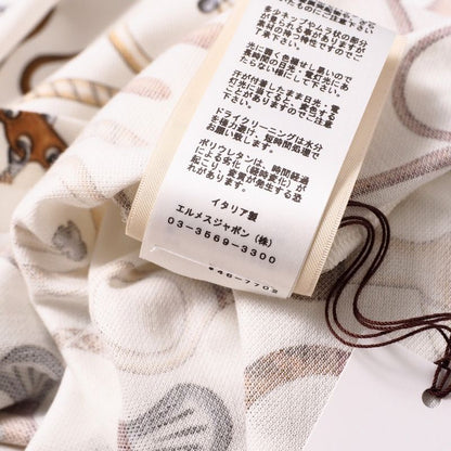 2024ssHermes Dress Size 40 Panoply De Cuir Deer Print Dress Made In