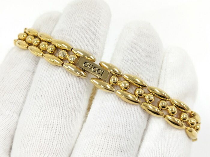 Gucci Ladies Watch Change Bezel Quartz SS GP White Dial