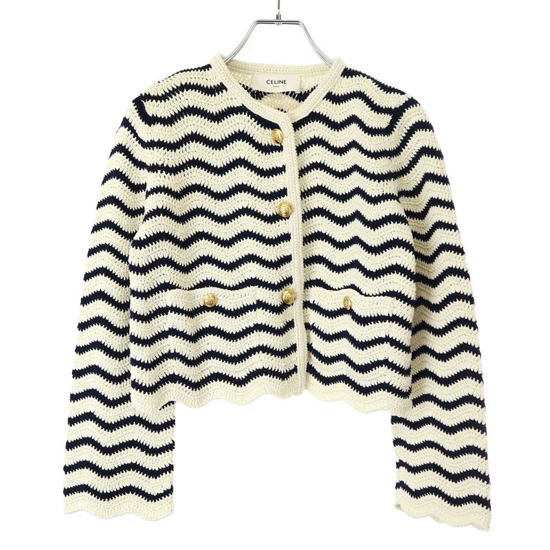 Celine Cardigan Jacket Crochet Cotton and Mini Skirt Crochet Cotton Setup