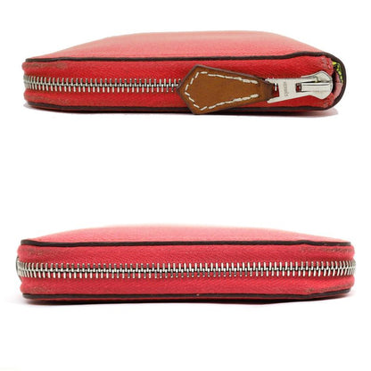 Hermes Azap Long Silk-in Vo-epson Pink Silver-hardware A Engraved Long