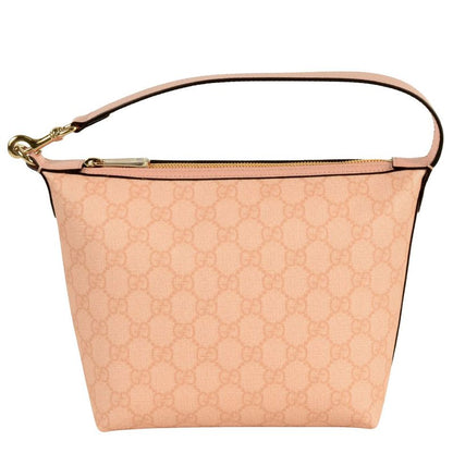 Gucci Ophidia Super Mini Shoulder Bag In GG Supreme Canvas 795170 Pink