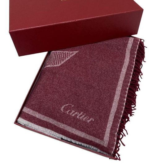 Cartier Large Shawl Scarf Cashmere