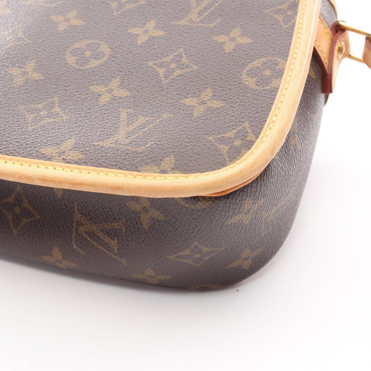 Louis Vuitton Shoulder Bag Sologne Canvas Leather — view 14