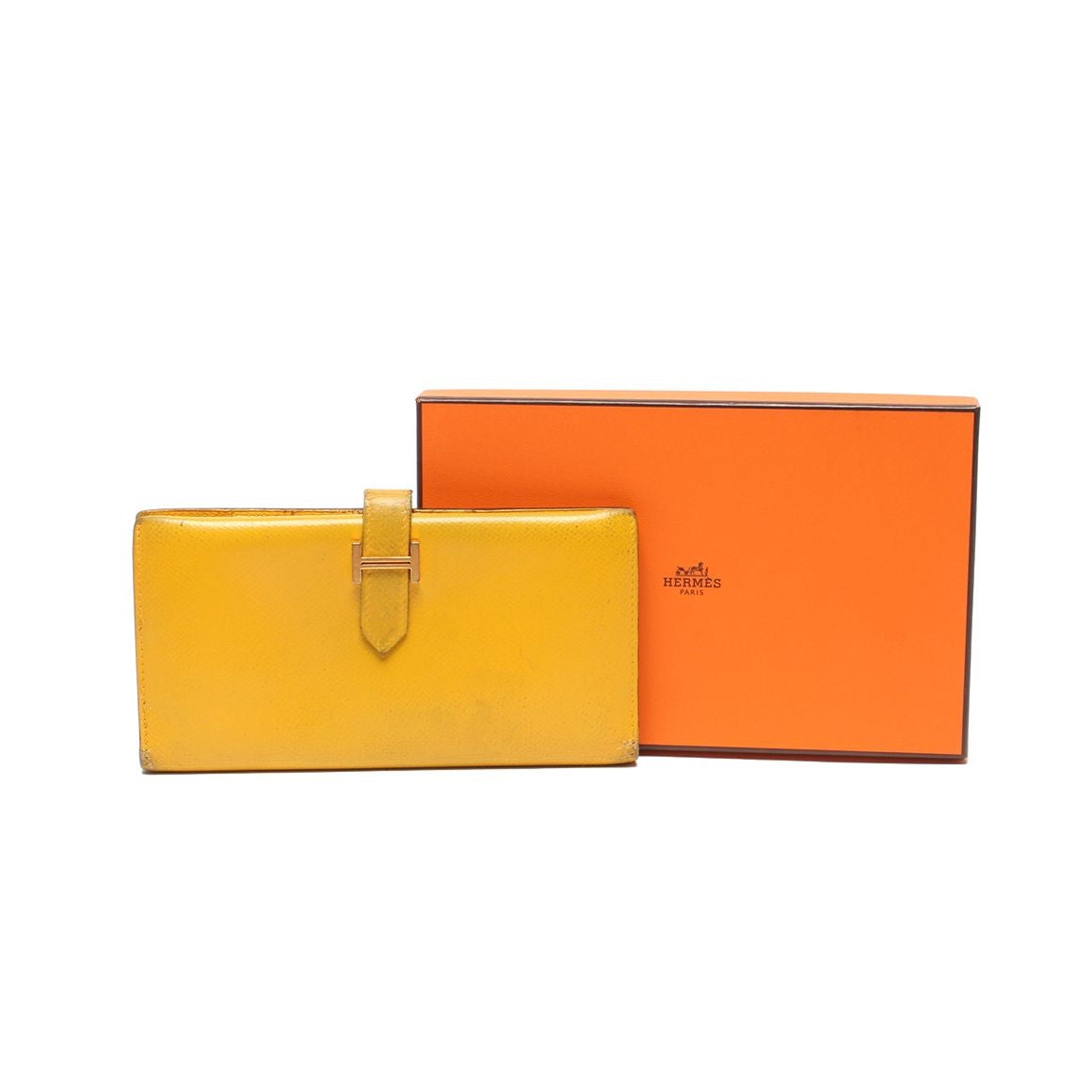 Hermes Wallet Gold Bearn — view 10
