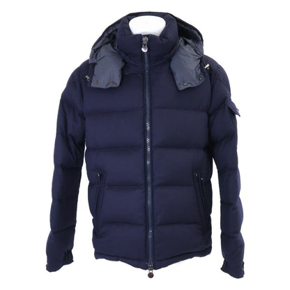 Moncler Navy Montgenevre Wool Down Jacket 3