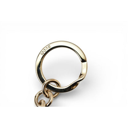 Gucci Key Ring Holder Charm Teddy Bear Swarovski Rhinestone Gray — view 5