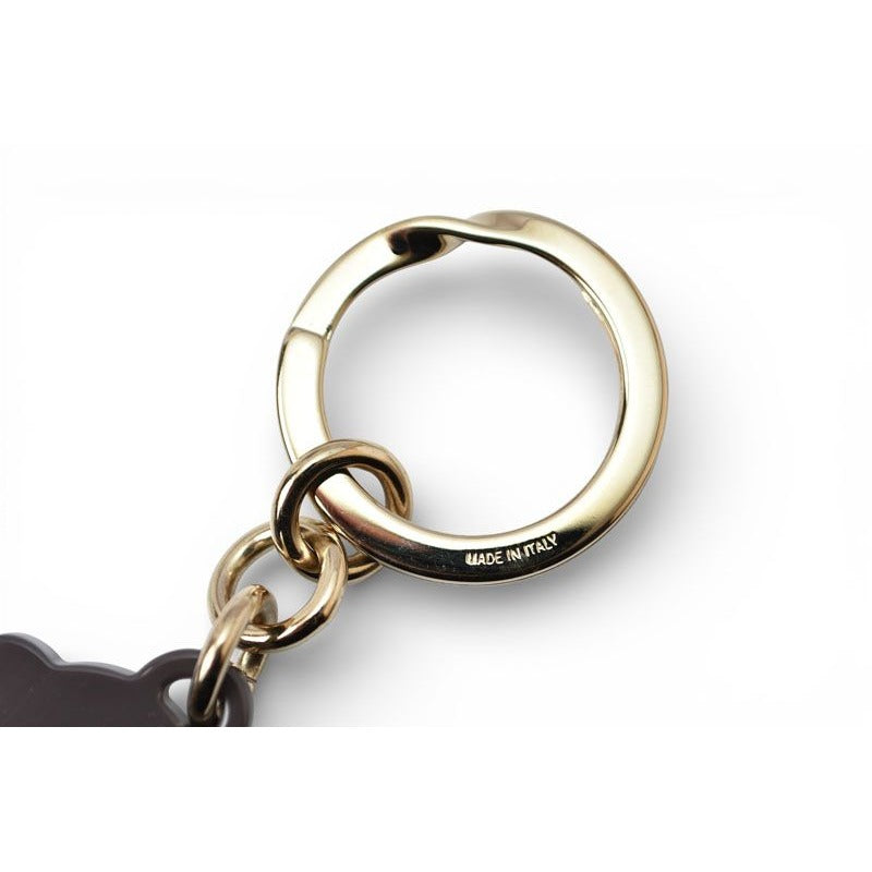 Gucci Key Ring Holder Charm Teddy Bear Swarovski Rhinestone Gray — view 7