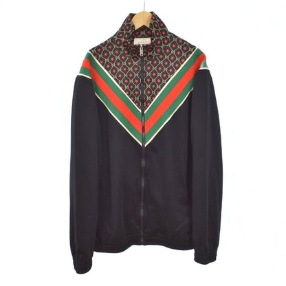 Gucci GG Star Oversize Jersey Track Jacket S Black