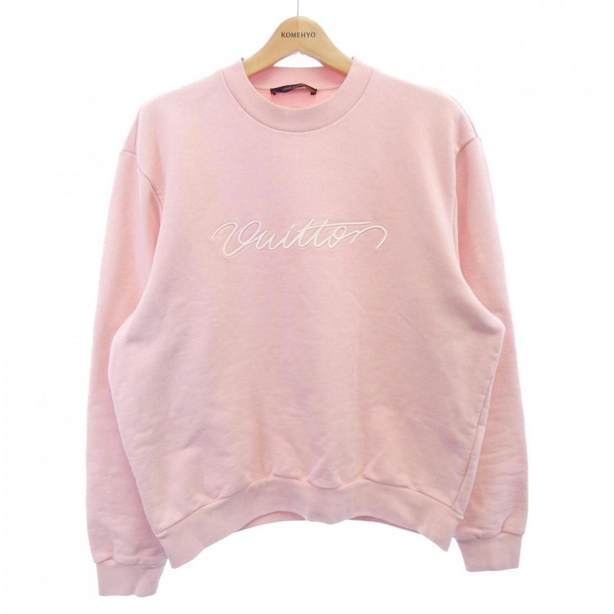 Louis Vuitton Embroidered Signature Crew Neck Sweatshirt