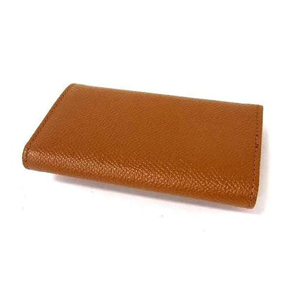 Bvlgari Leather Key Case Brown Key Holder — view 2