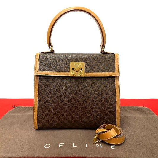 Celine Macadam Blason Triomphe Pattern Logo Ring Hardware