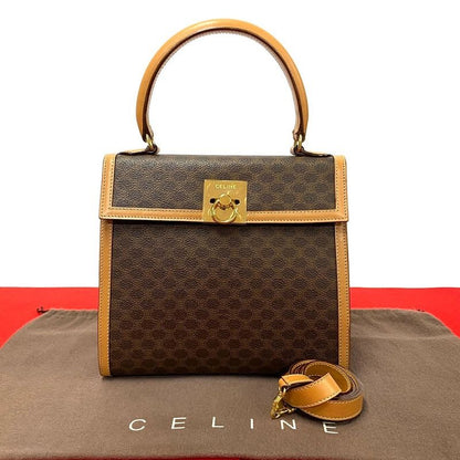 Celine Macadam Blason Triomphe Pattern Logo Ring Hardware
