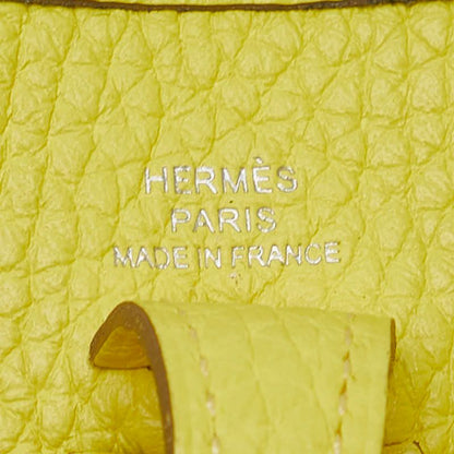 Hermes Evelyn TPM Lime Silver Hardware Taurillon Clemence Ladies Hermes
