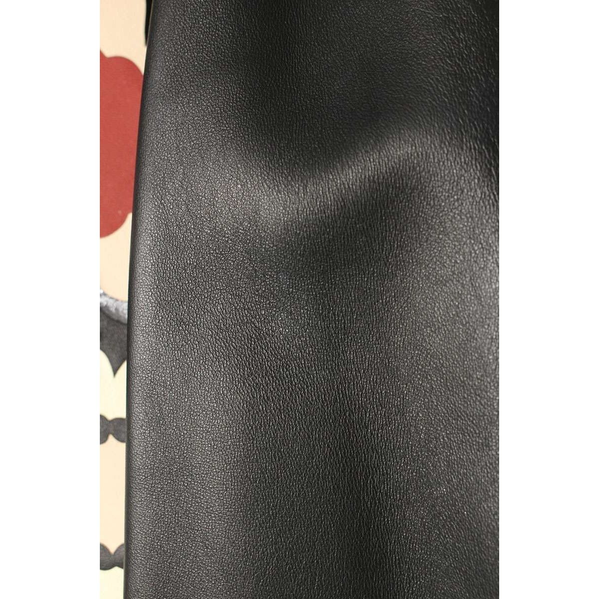Fendi Flower Patch Leather Jacket 40 — view 3
