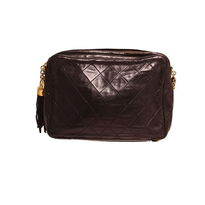 Chanel Quilted Lambskin Chain Shoulder Bag