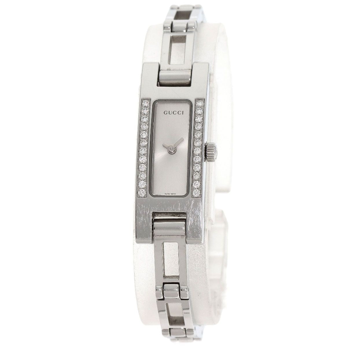 Gucci Diamond Bezel Watch SS