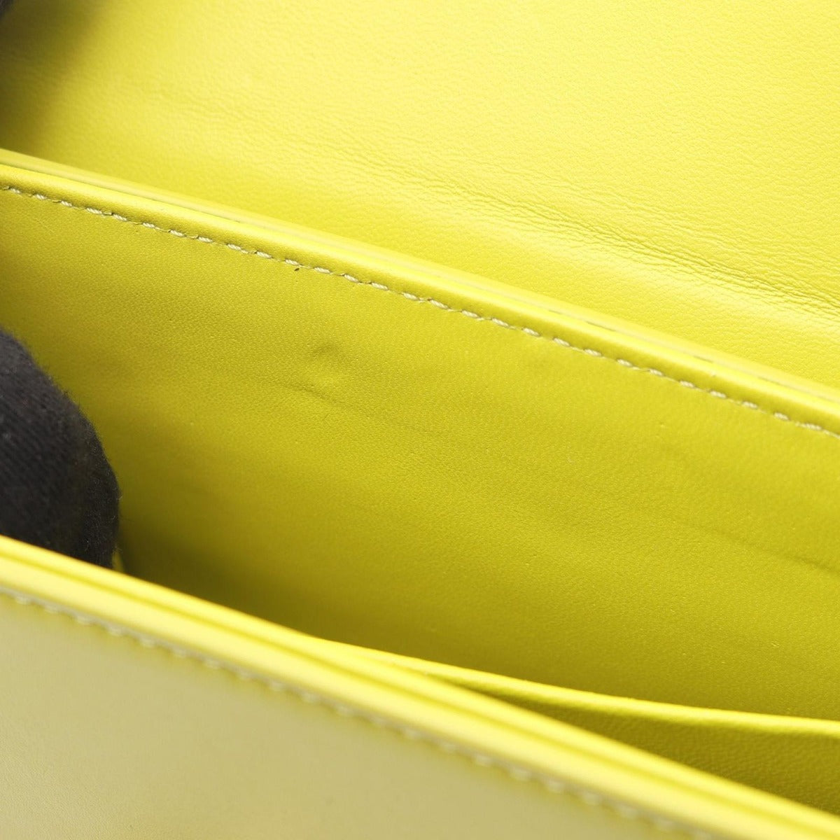Dior Shoulder Bag 30 Montaigne Box Yellow Green Leather — view 11