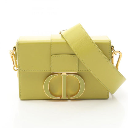 Dior Shoulder Bag 30 Montaigne Box Yellow Green Leather