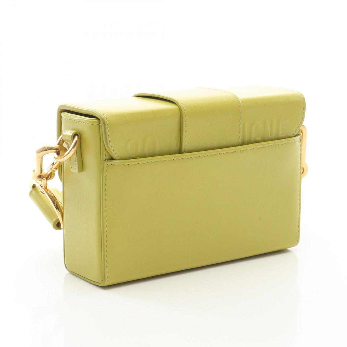 Dior Shoulder Bag 30 Montaigne Box Yellow Green Leather — view 2