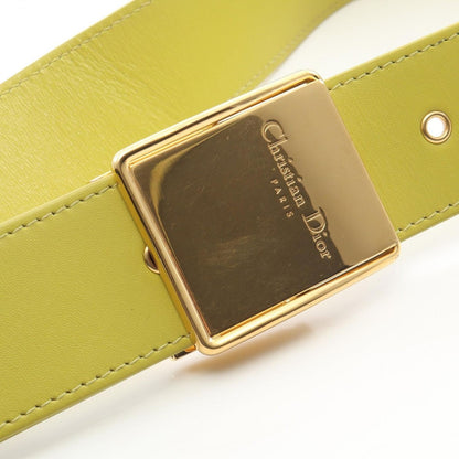 Dior Shoulder Bag 30 Montaigne Box Yellow Green Leather — view 10