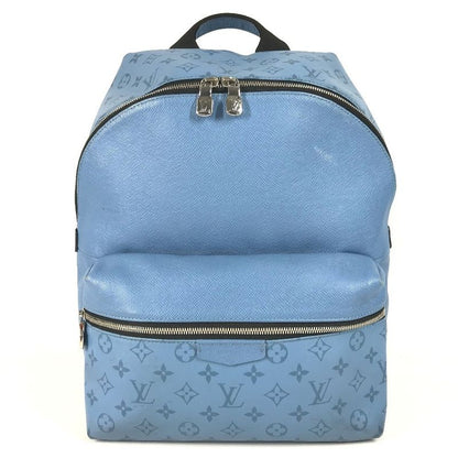 Louis Vuitton Backpack Sac Discovery Backpack PM M30747 Taiga Leather Denim Blue