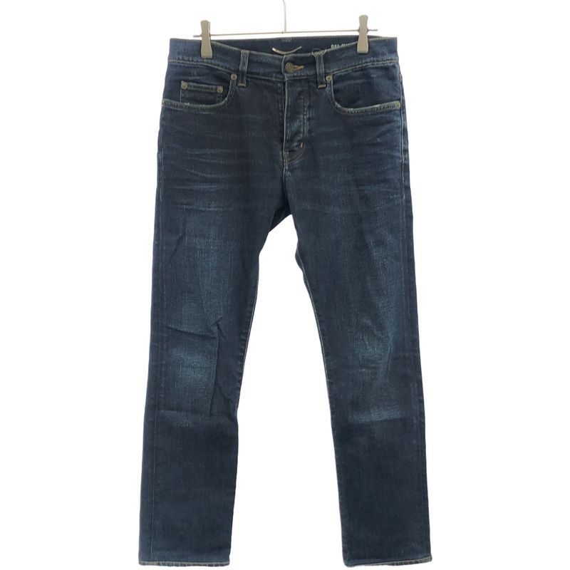 Saint Laurent Paris 16ss D01 M Sl-Lw Skinny Denim Pants 397136 Indigo Blue 27