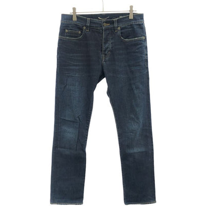 Saint Laurent Paris 16ss D01 M Sl-Lw Skinny Denim Pants 397136 Indigo Blue 27