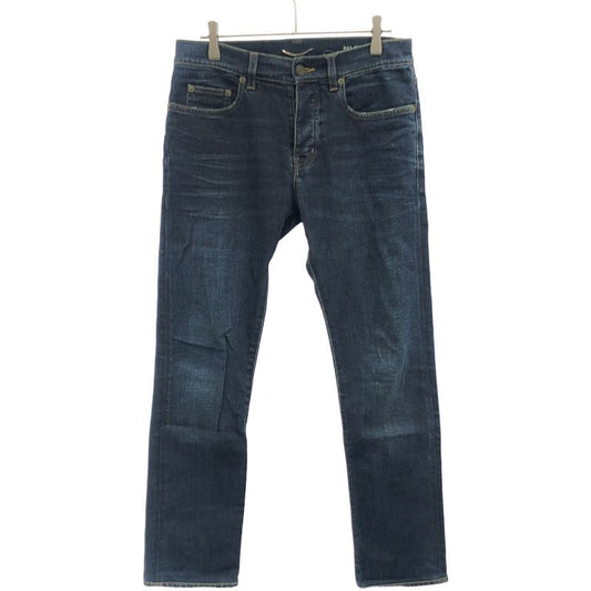 Saint Laurent Paris 16ss D01 M Sl-Lw Skinny Denim Pants 397136 Indigo Blue 27