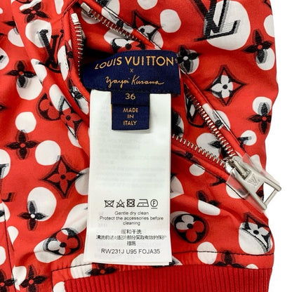Louis Vuitton Outerwear Cotton Red Black Yayoi Kusama Monogram 23 SS