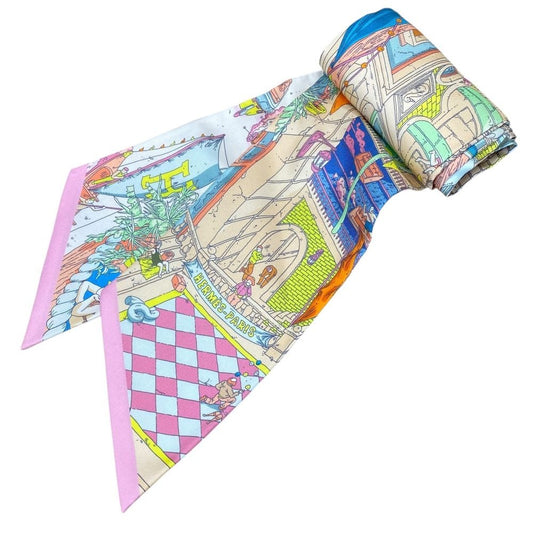 Hermes Scarf Maxi Twill Grand Prix of Faubourg Ugo Gatto Ni