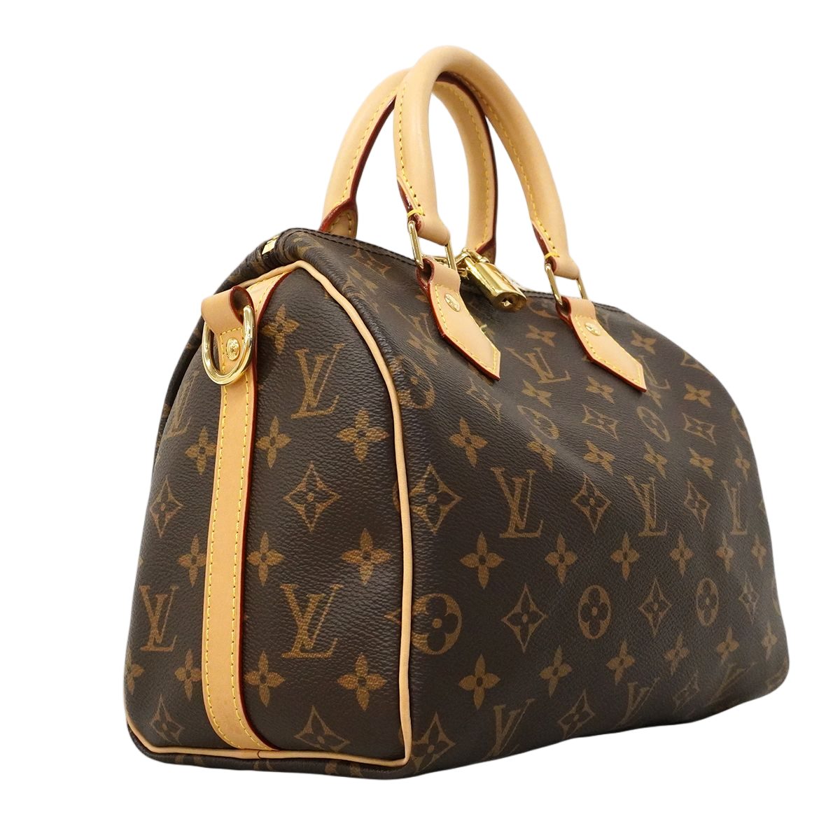 Louis Vuitton Handbag Monogram Speedy Bandouliere 25 Brown 2-Way — view 2